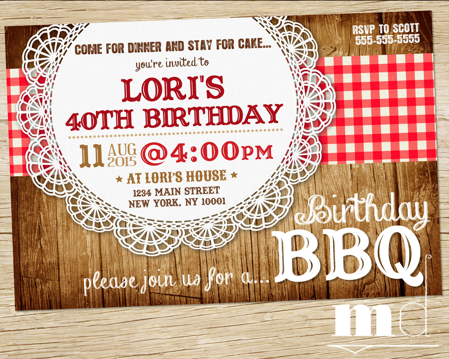 Best ideas about Bbq Birthday Invitations
. Save or Pin BBQ Birthday Invite Barbecue Birthday Invitation Picnic Now.