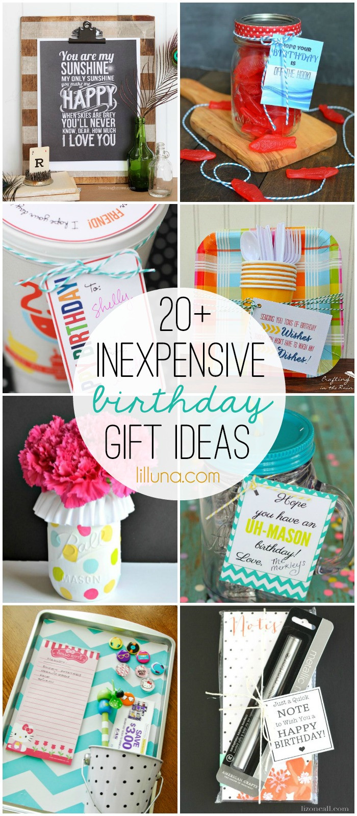 Best ideas about Bday Gift Ideas
. Save or Pin Inexpensive Birthday Gift Ideas Now.