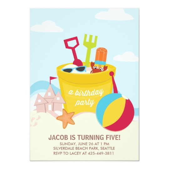 Best ideas about Beach Birthday Party Invitations
. Save or Pin A Beach Party Kid s birthday Party invitation Now.