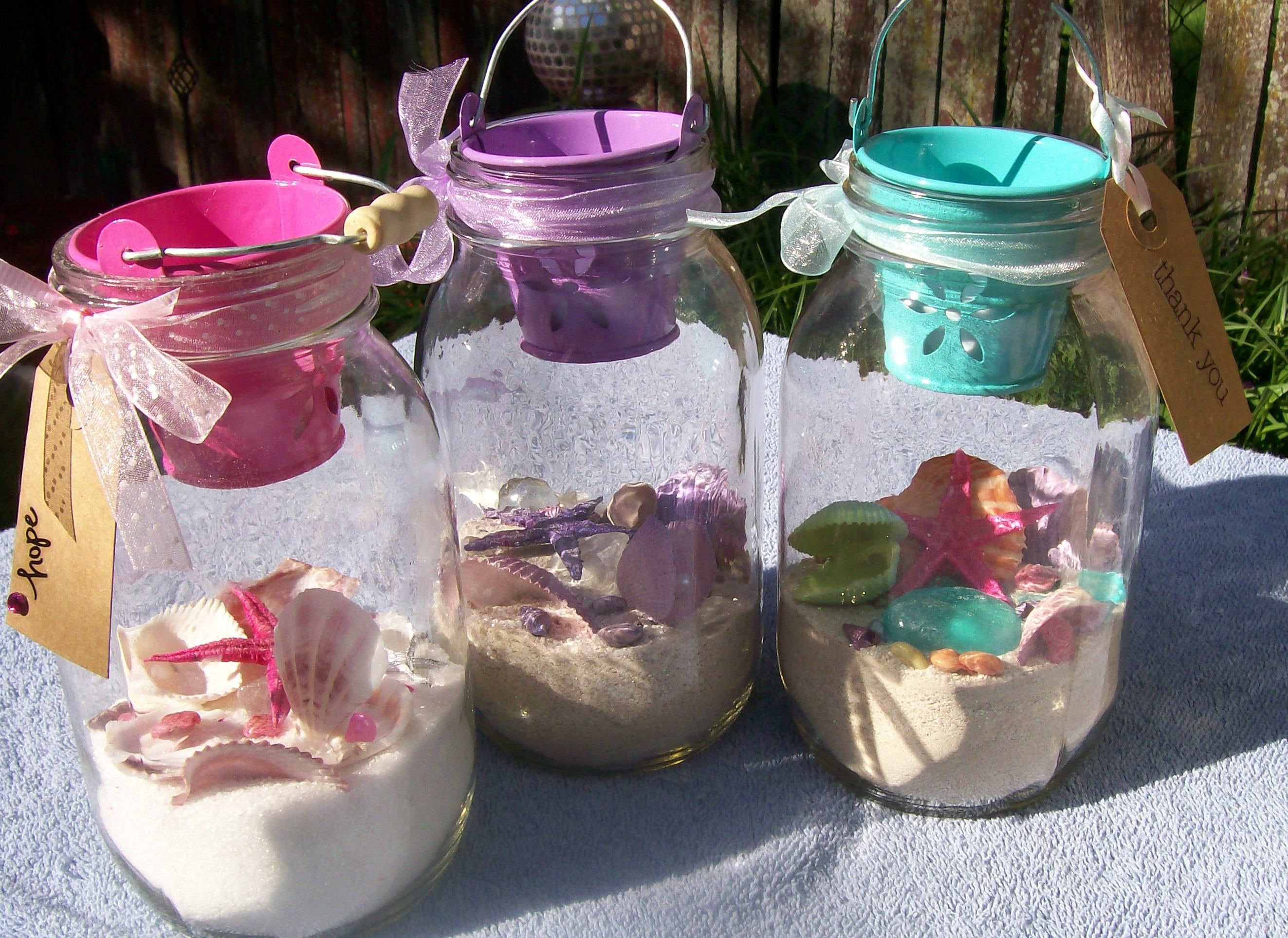 Best ideas about Beach Themed Gift Ideas
. Save or Pin More little homemade sea shell jars for beach themed party Now.