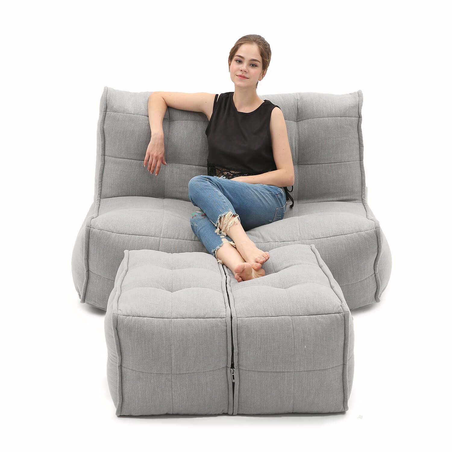 Best ideas about Bean Bag Sofa
. Save or Pin Twin Couch Sofa Keystone Grey Bean Bags Australia Now.