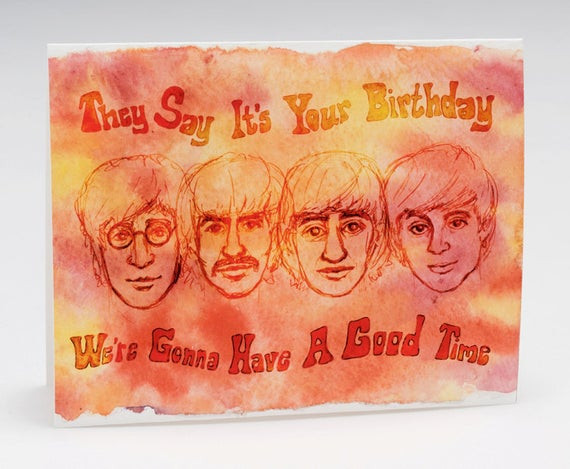 Best ideas about Beatles Birthday Card
. Save or Pin Beatles Birthday Card by DevynPassarettiArt on Etsy Now.