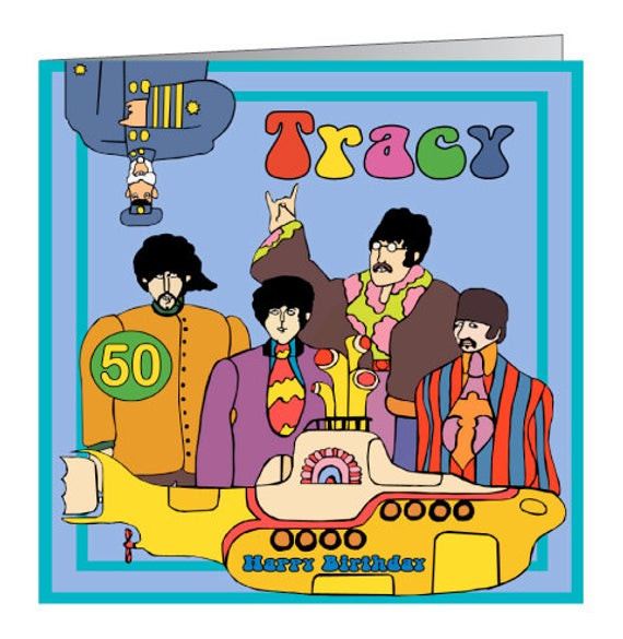 Best ideas about Beatles Birthday Card
. Save or Pin Beatles Yellow Submarine Personalised Birthday Card Now.