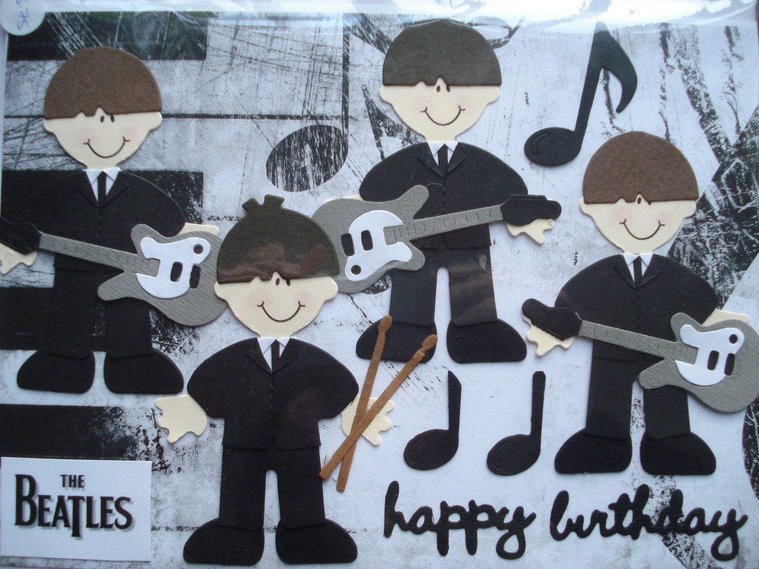 Best ideas about Beatles Birthday Card
. Save or Pin Beatles Birthday Card A5 by CardsByDoodlebug on Etsy Now.