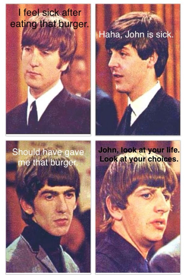 Best ideas about Beatles Birthday Song Funny
. Save or Pin Should have gave me that burger funny Now.