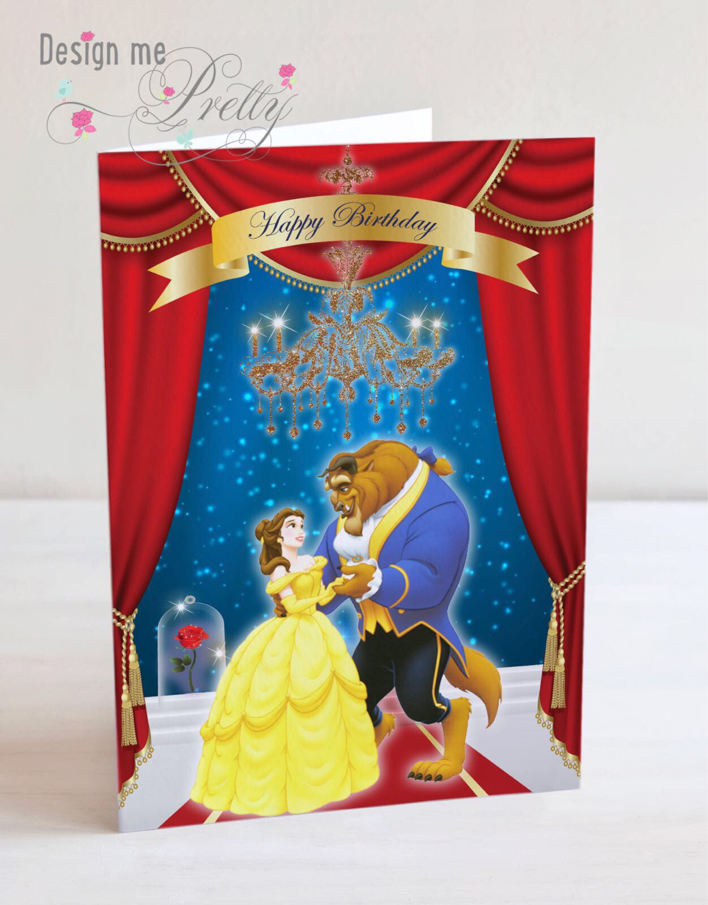 Best ideas about Beauty And The Beast Birthday Card
. Save or Pin Beauty and the Beast Ballroom Birthday Card Now.