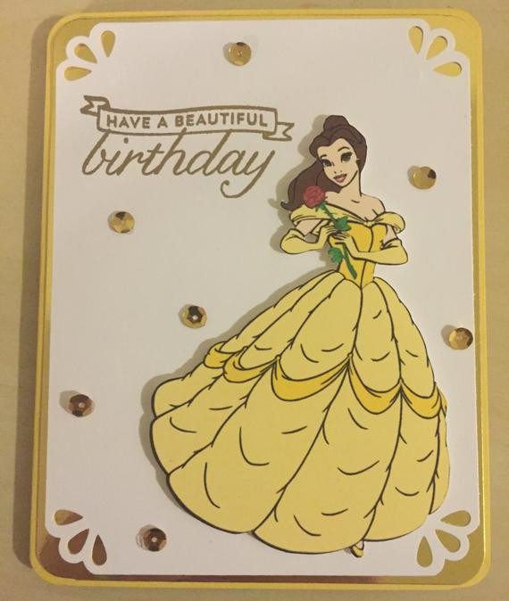 Best ideas about Beauty And The Beast Birthday Card
. Save or Pin Disney Beauty and the Beast Belle birthday greeting card Now.