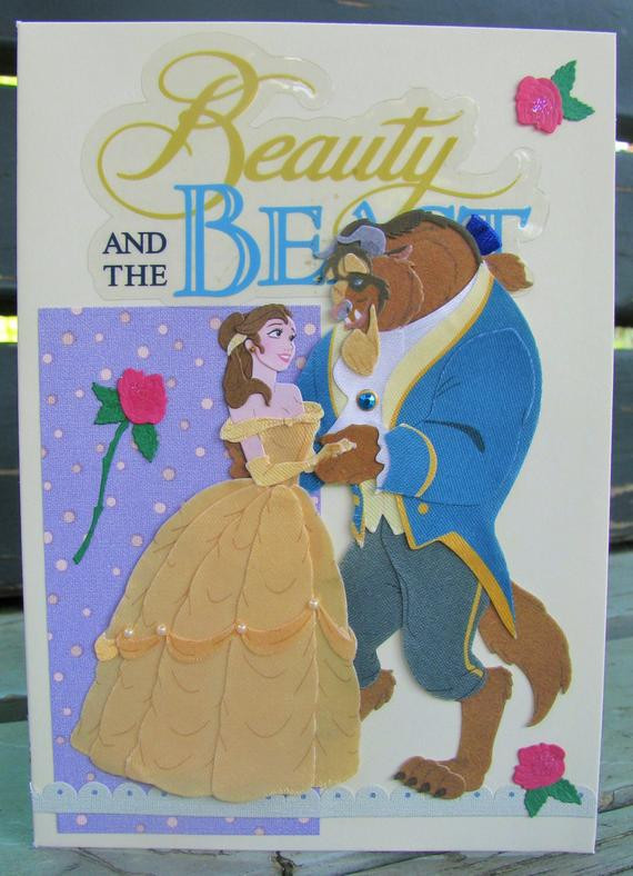 Best ideas about Beauty And The Beast Birthday Card
. Save or Pin Beauty and the Beast handmade card any by RogueKissedCraft Now.