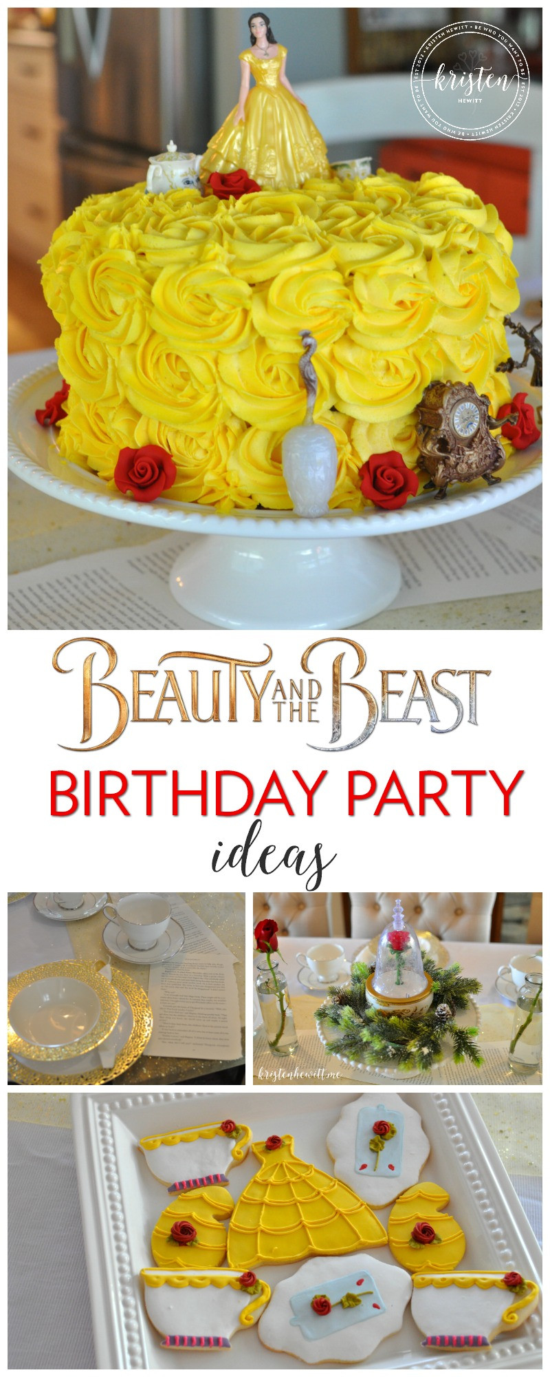 Best ideas about Beauty And The Beast Birthday Ideas
. Save or Pin Beauty and the Beast Birthday Party Ideas Kristen Hewitt Now.