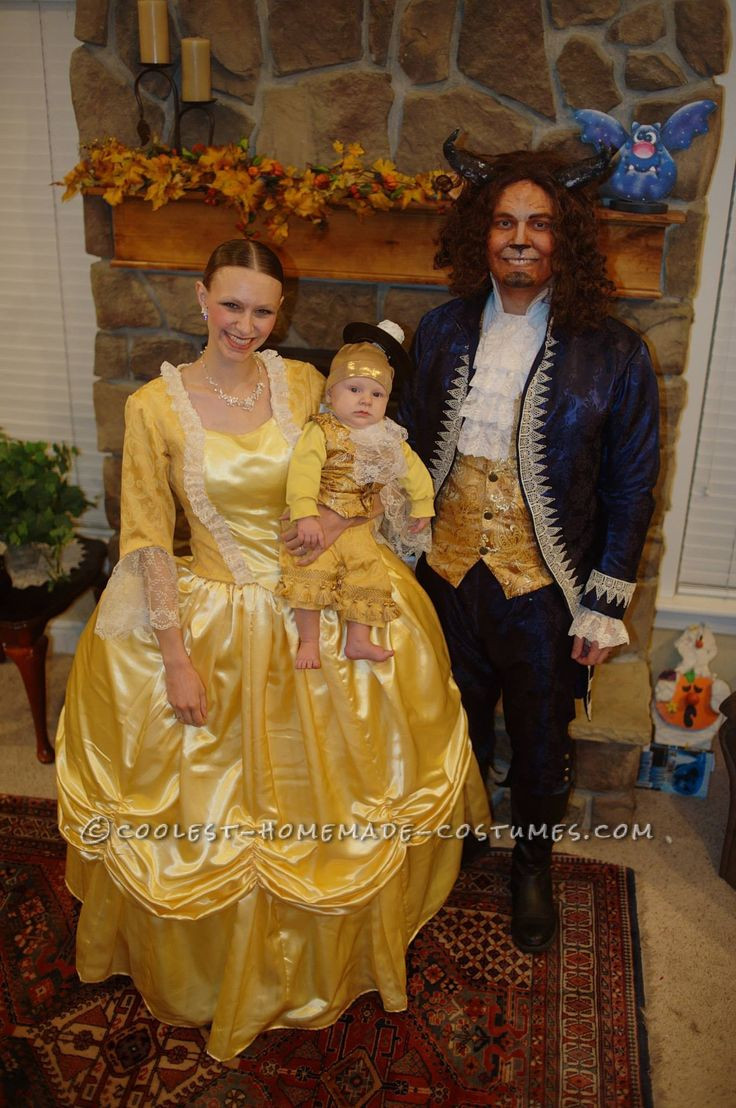 Best ideas about Beauty And The Beast DIY Costumes
. Save or Pin Beauty and the Beast with Baby Lumiere Family Costume Now.