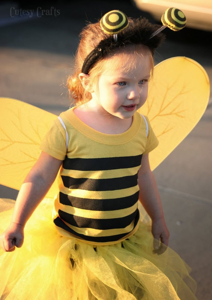 Best ideas about Bee Costume DIY
. Save or Pin DIY Bee Costume Big Kid Tee into Toddler Tee Cutesy Crafts Now.