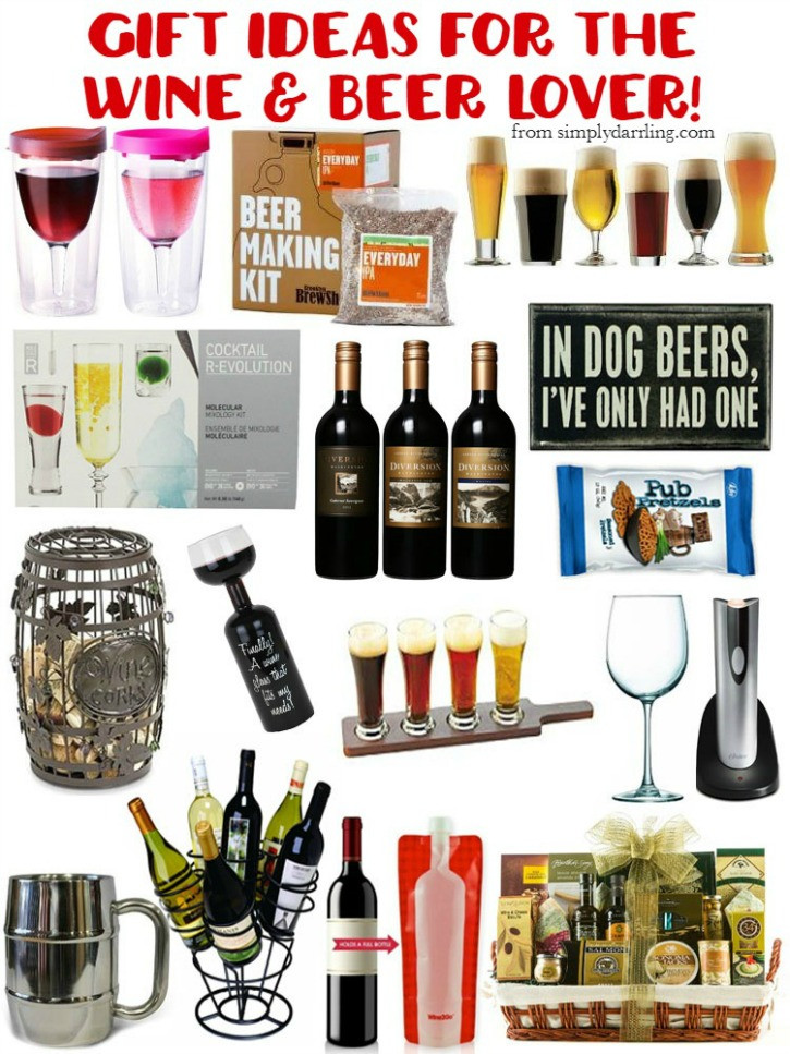 Best ideas about Beer Drinker Gift Ideas
. Save or Pin Gift Guide for the Beer & Wine Lover Simply Darrling Now.