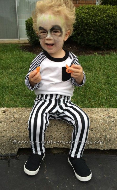 Best ideas about Beetlejuice Costume DIY
. Save or Pin Cute DIY Beetlejuice Costume for a Toddler Now.