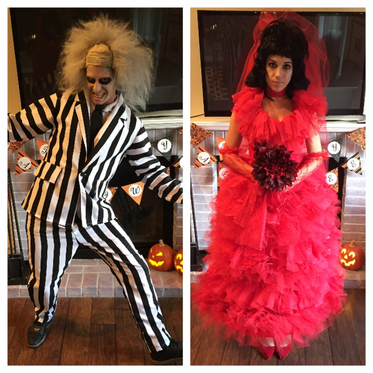 Best ideas about Beetlejuice Costume DIY
. Save or Pin DIY Beetlejuice Costumes Lydia Deetz Costume Miss Bizi Bee Now.