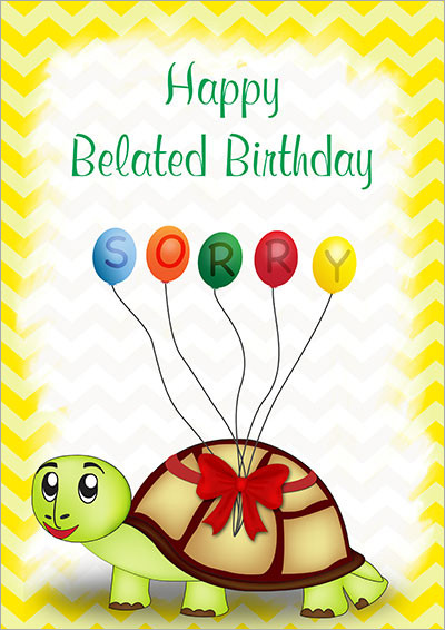 Best ideas about Belated Birthday Card
. Save or Pin Printable Belated Birthday Cards Now.