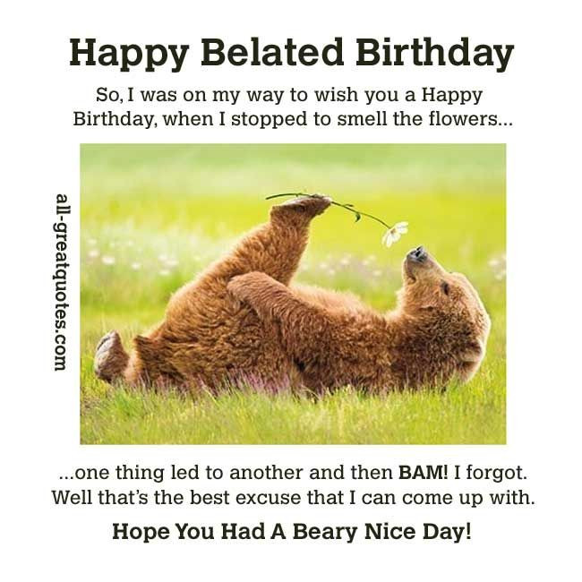 Best ideas about Belated Birthday Funny
. Save or Pin Best 25 Happy belated birthday ideas on Pinterest Now.