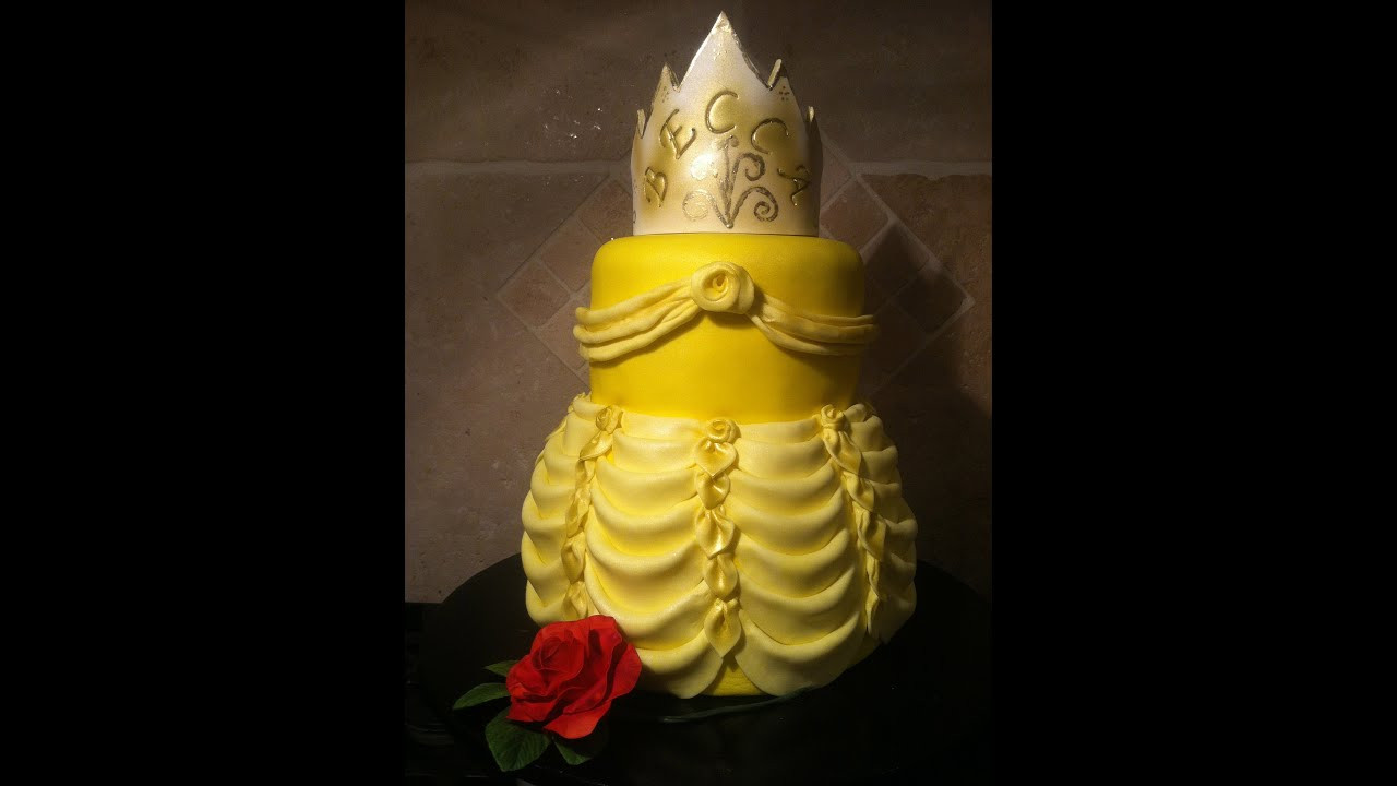 Best ideas about Belle Birthday Cake
. Save or Pin Belle s Dress Beauty and the Beast Birthday Cake Now.