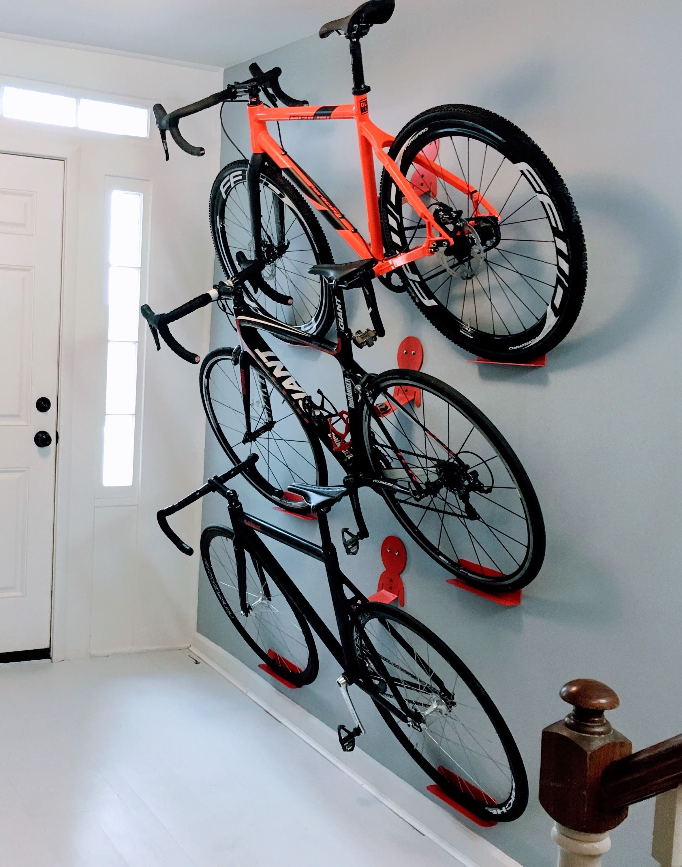Best ideas about Best Bike Storage Garage
. Save or Pin Multiple bikes hanging rack system DaHANGER Dan pedal Now.