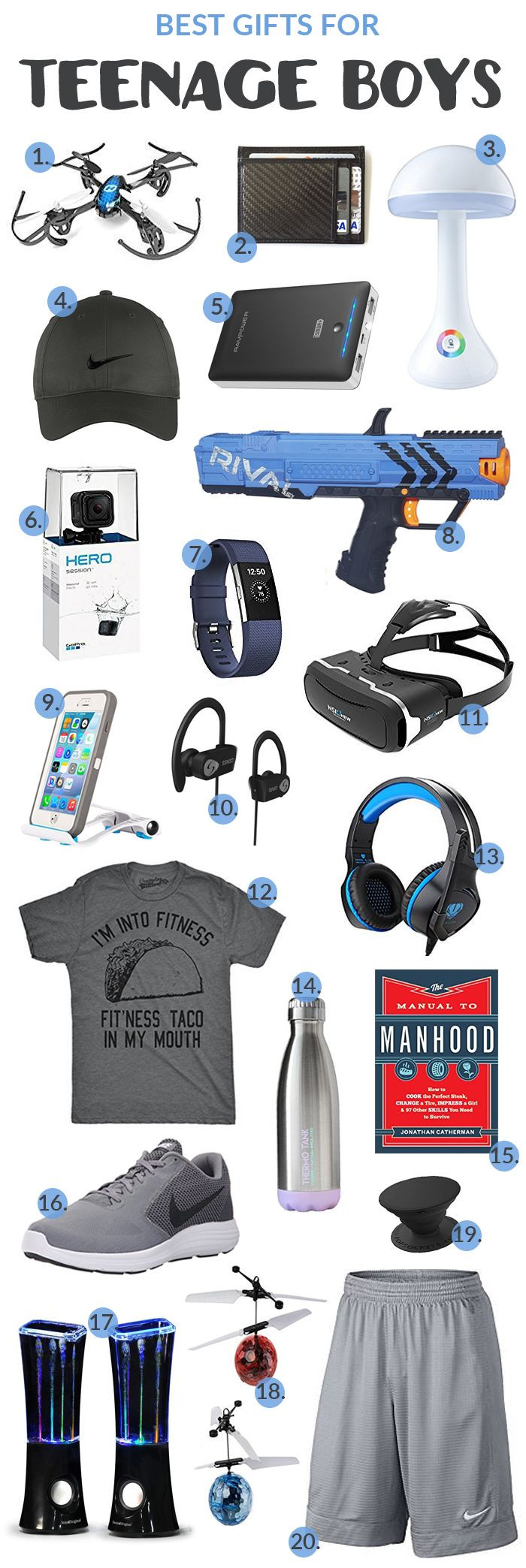 Best ideas about Best Birthday Gifts For Boys
. Save or Pin Best Gifts for Teenage Boys Now.