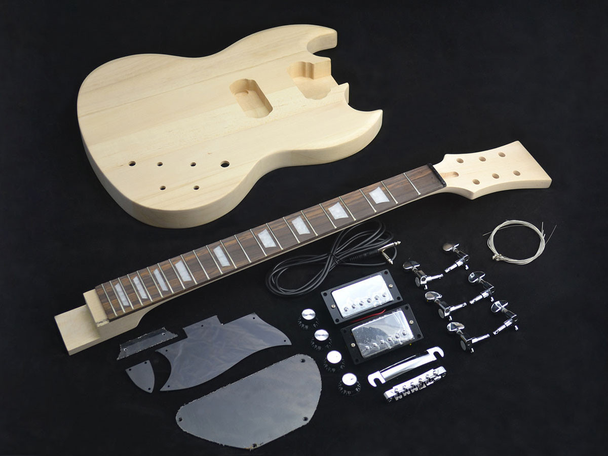 Best ideas about Best DIY Guitar Kits
. Save or Pin SG Style Guitar Kit Flame Maple Top DIY Guitars Now.