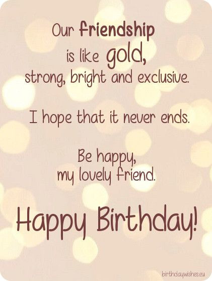 Best ideas about Best Friend Birthday Quotes
. Save or Pin happy birthday best friend Happy Day Now.
