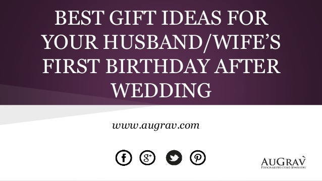 Best ideas about Best Gift Ideas For Husband
. Save or Pin Best t ideas for your husband wife’s first birthday Now.