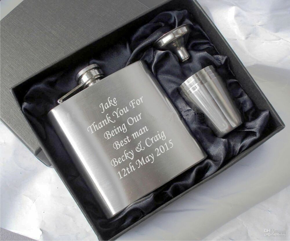 Best ideas about Best Man Gift Ideas From Groom
. Save or Pin personalised engraved hip flask usher ts best man Now.