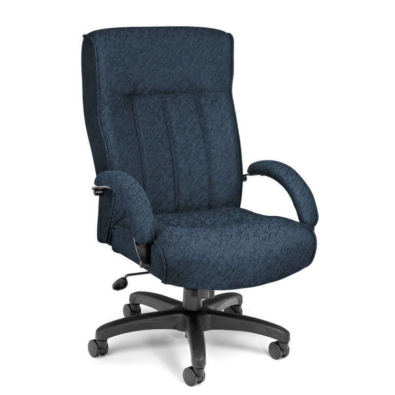 Best ideas about Big And Tall Office Chair
. Save or Pin HIGH BACK BIG And TALL BLUE FABRIC EXECUTIVE OFFICE CHAIR Now.