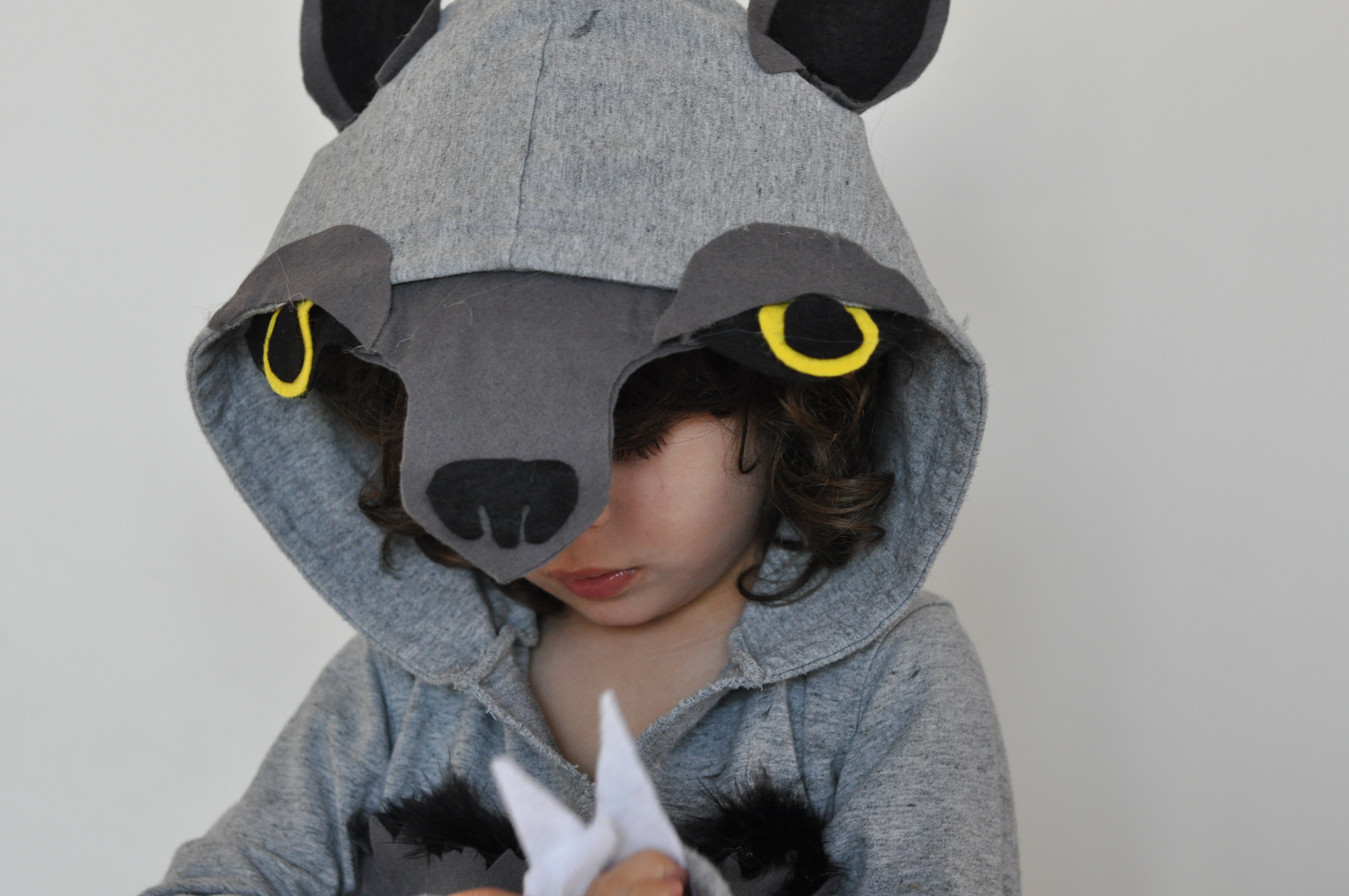 Best ideas about Big Bad Wolf Costume DIY
. Save or Pin The Big Bad Wolf DIY No Sew costume Georgie s Mummy Now.
