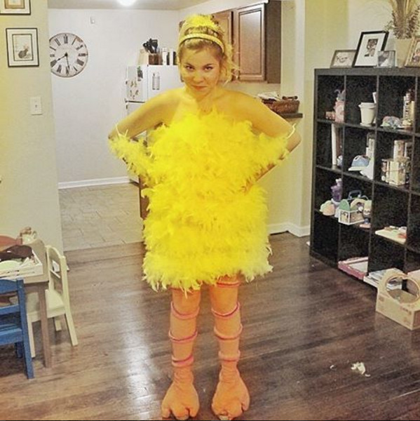 Best ideas about Big Bird Costume DIY
. Save or Pin How To Make Big Bird Halloween Costume Now.