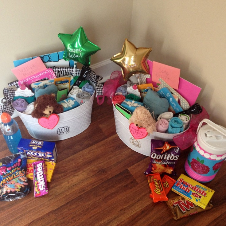 Best ideas about Big Little Gift Ideas
. Save or Pin really wan to do big little shark baskets Now.