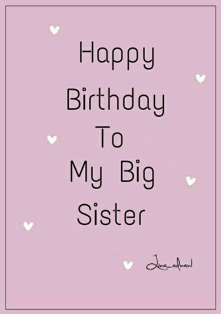 Best ideas about Big Sister Birthday Quotes
. Save or Pin Happy birthday to my big sister birthday Now.