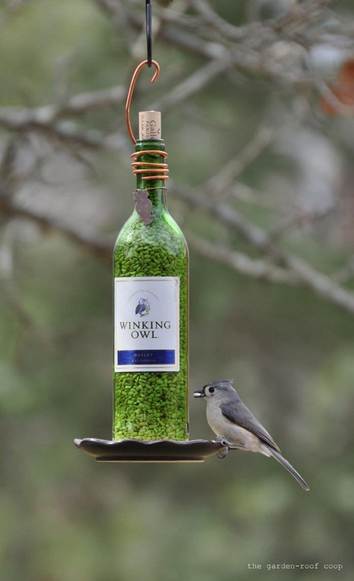 Best ideas about Bird Feeder DIY
. Save or Pin the garden roof coop DIY Wine Bottle Bird Feeders Now.