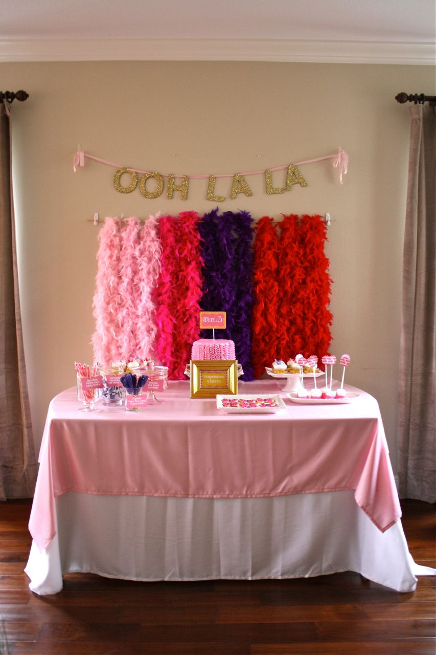 Best ideas about Birthday Backdrop Decorations
. Save or Pin A "Fancy Nancy" inspired 3rd birthday Project Nursery Now.