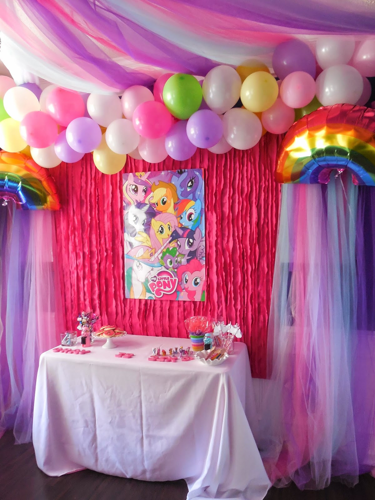 Best ideas about Birthday Backdrop Decorations
. Save or Pin My little pony party Now.