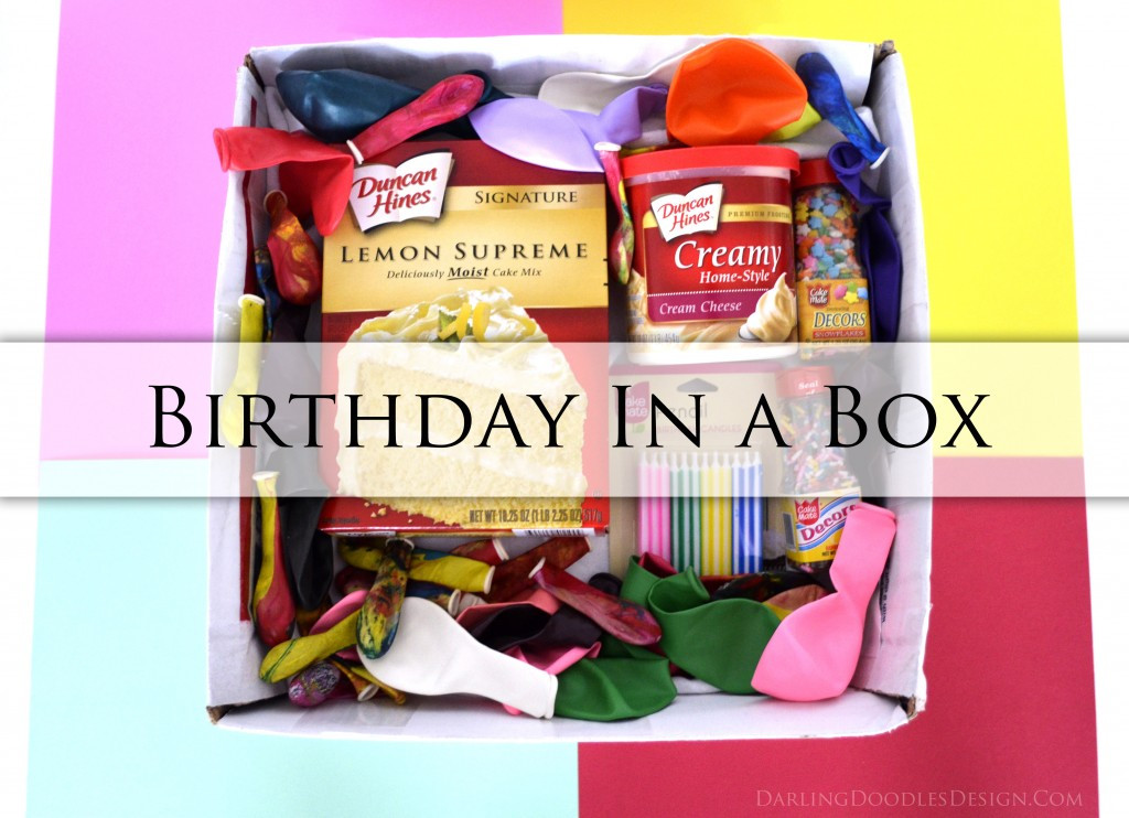 Best ideas about Birthday Box Gift Ideas
. Save or Pin Sending a Birthday in a Box Darling Doodles Now.