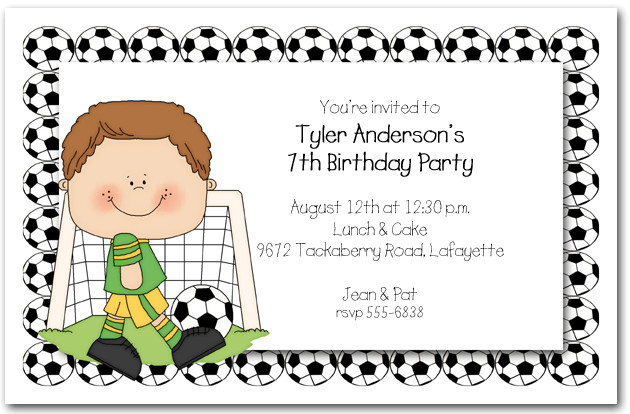 Best ideas about Birthday Boy Invitations
. Save or Pin Boys Soccer Time Party Invitations Soccer Invitations Now.