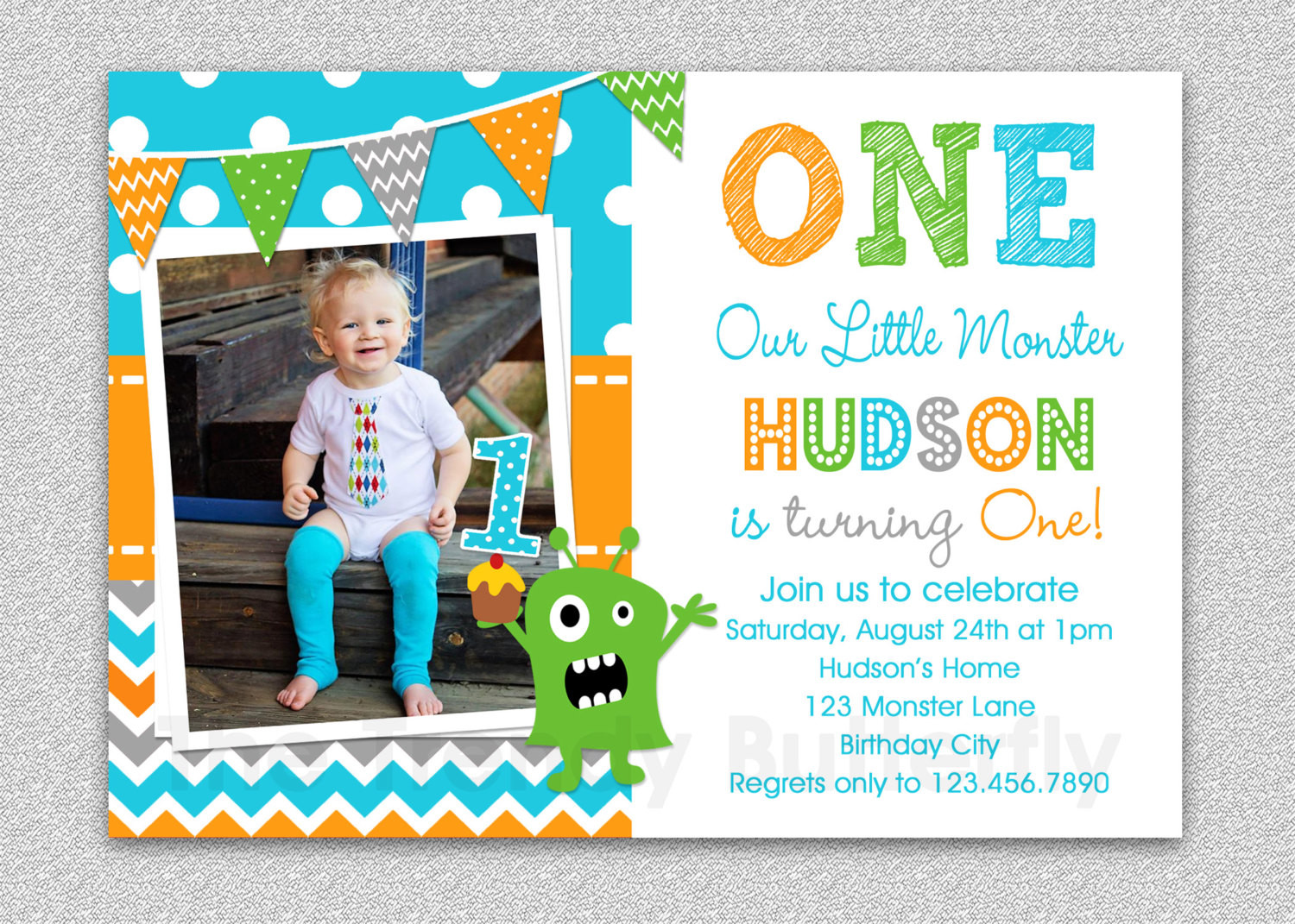 Best ideas about Birthday Boy Invitations
. Save or Pin Boys 1st Birthday Invitation Monster 1st Birthday Invitation Now.