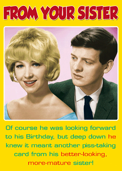 Best ideas about Birthday Brother Funny
. Save or Pin Brother Birthday Personalised Cards Now.