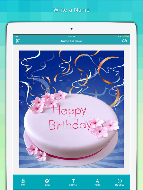Best ideas about Birthday Cake App
. Save or Pin App Shopper Name Cake Write Name Happy Birthday Now.