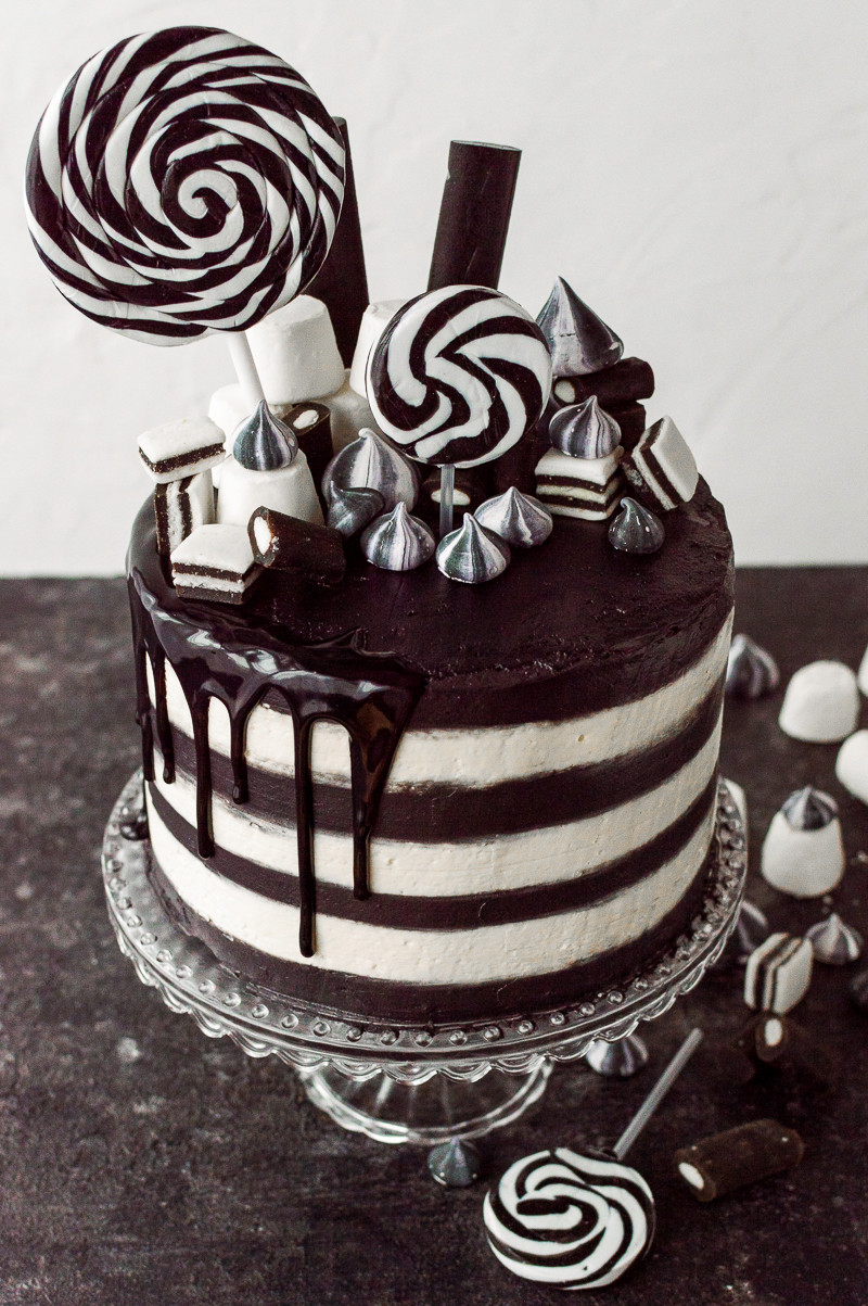 Best ideas about Birthday Cake Black And White
. Save or Pin Monochrome Cake Domestic Gothess Now.