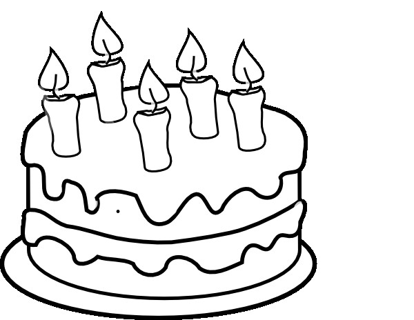 Best ideas about Birthday Cake Black And White
. Save or Pin Bday Cake 5 Candles Black And White Clip Art at Clker Now.