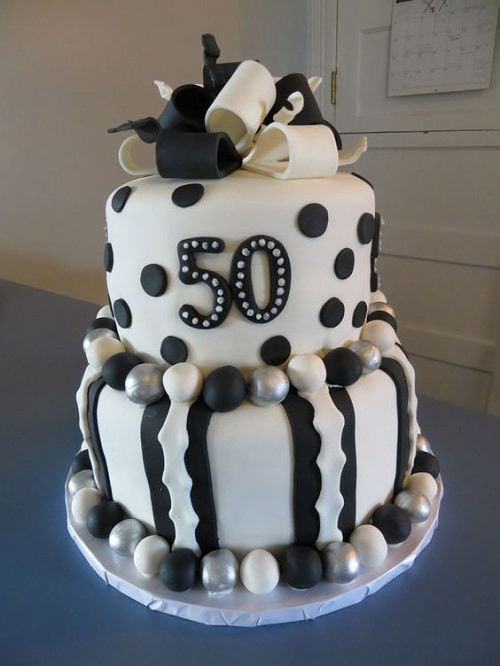 Best ideas about Birthday Cake Black And White
. Save or Pin 34 Unique 50th Birthday Cake Ideas with My Happy Now.