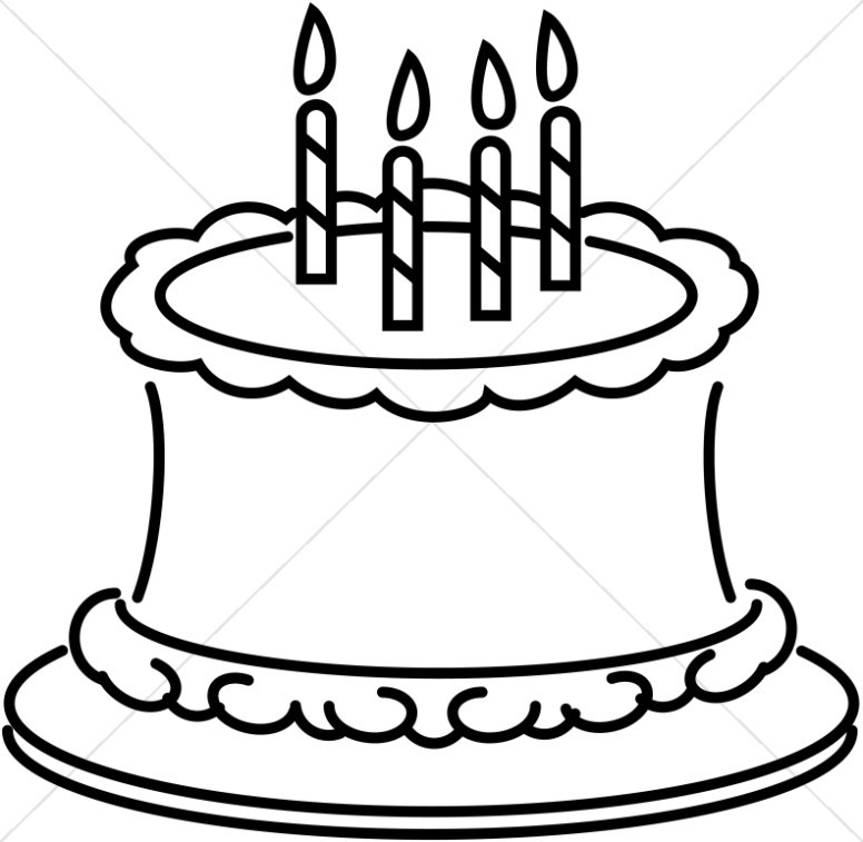 Best ideas about Birthday Cake Black And White
. Save or Pin Birthday cake black and white clipart collection Clipartix Now.