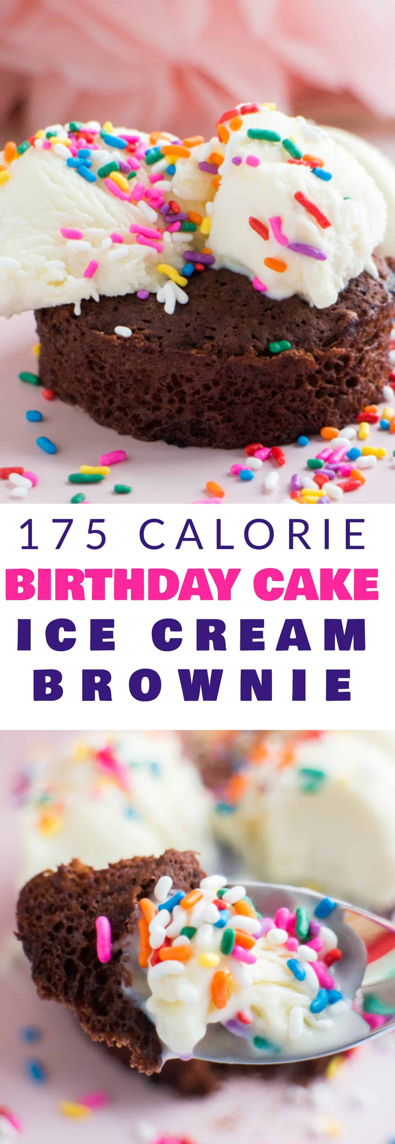 Best ideas about Birthday Cake Calories
. Save or Pin 175 Calorie Birthday Cake Ice Cream Brownie Brooklyn Now.