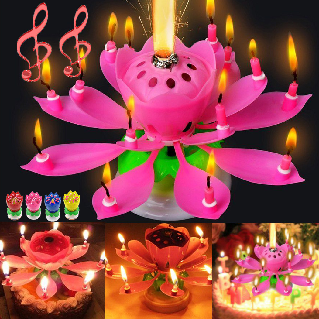 Best ideas about Birthday Cake Candles
. Save or Pin Rotating Musical Decoration Blossom Birthday Candle Cake Now.