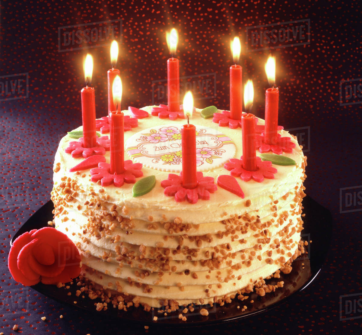 Best ideas about Birthday Cake Candles
. Save or Pin Birthday cake with burning candles Stock Dissolve Now.