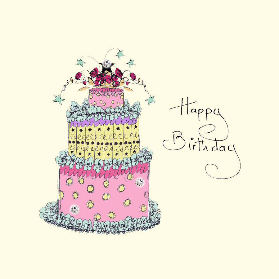 18. Card Birthday Cakes.