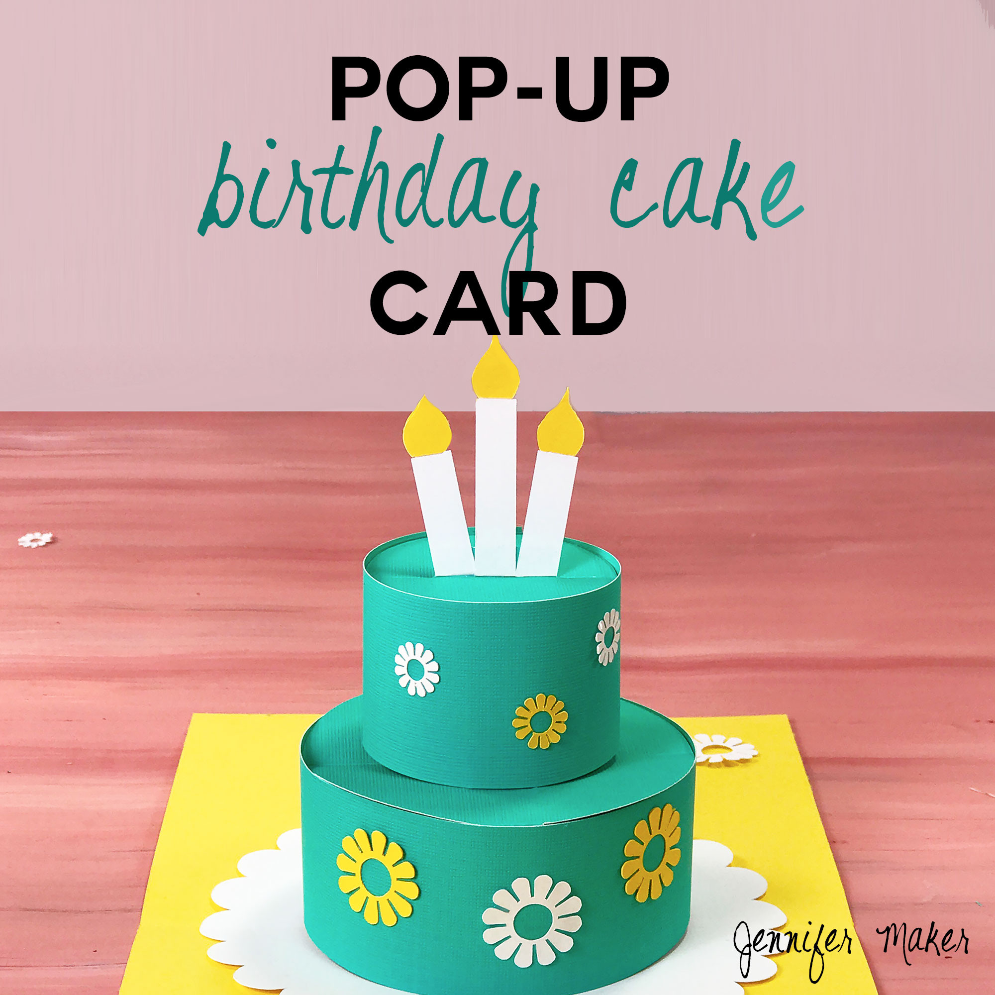 Best ideas about Birthday Cake Card
. Save or Pin How to Make a Pop Up Birthday Cake Card Jennifer Maker Now.