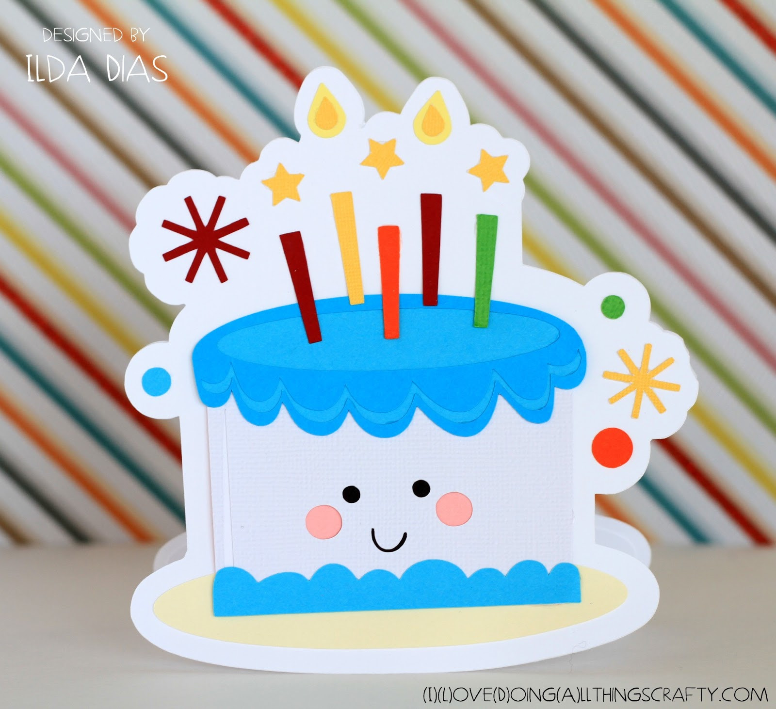 Best ideas about Birthday Cake Card
. Save or Pin I Love Doing All Things Crafty Happy Birthday Cake Shaped Now.